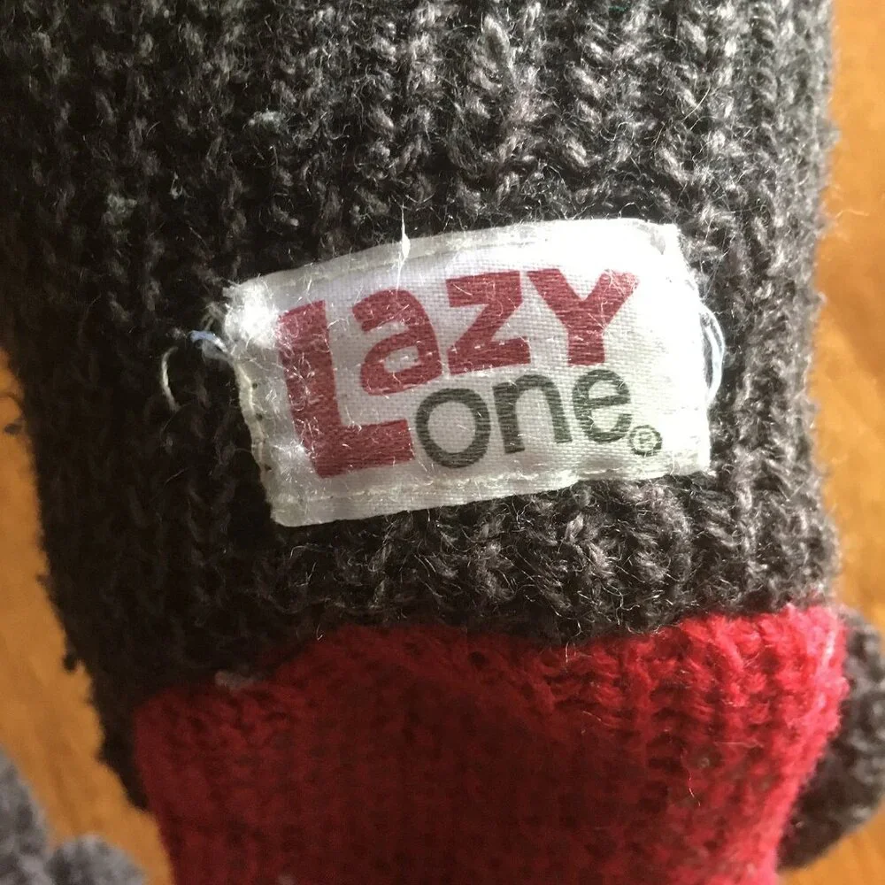 Lazy One toddler bear slippers